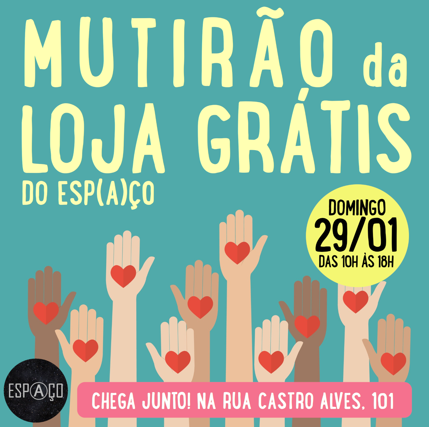 29/01 – Mutirão da Loja Grátis