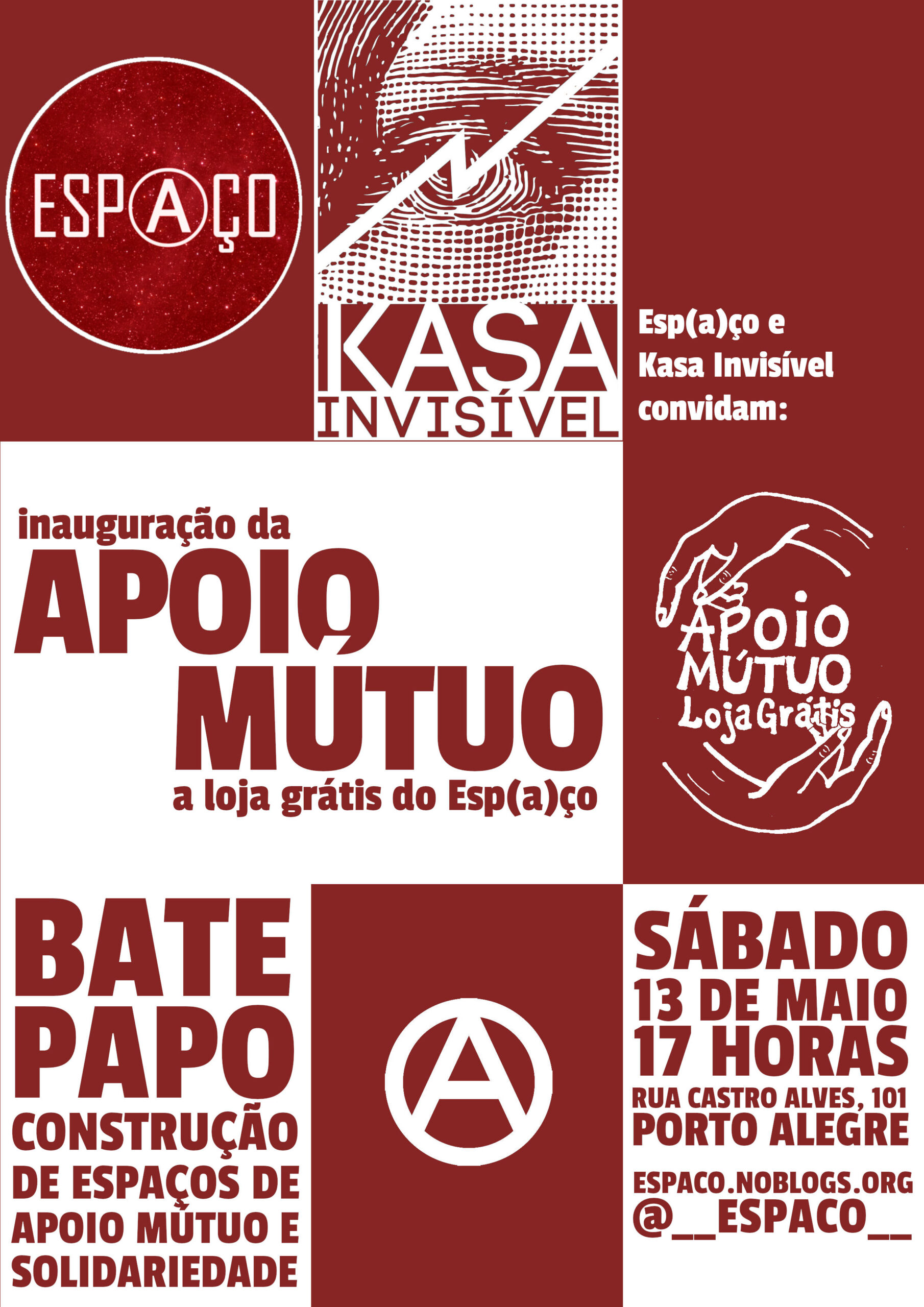 13/05 – Construção de Espaços de Apoio Mútuo e Solidariedade – Inauguração da Loja Grátis