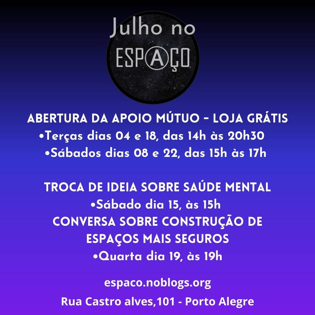 Agenda de Julho