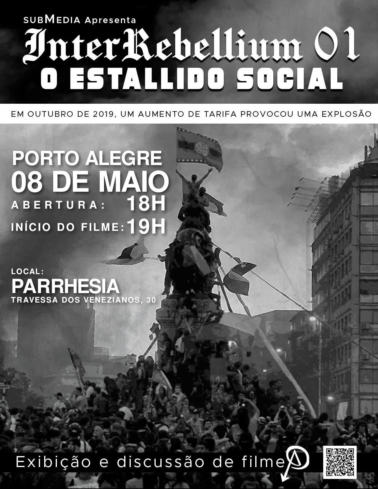 08/05 – Exibição do Documentário Interrebellium no Parrhesia