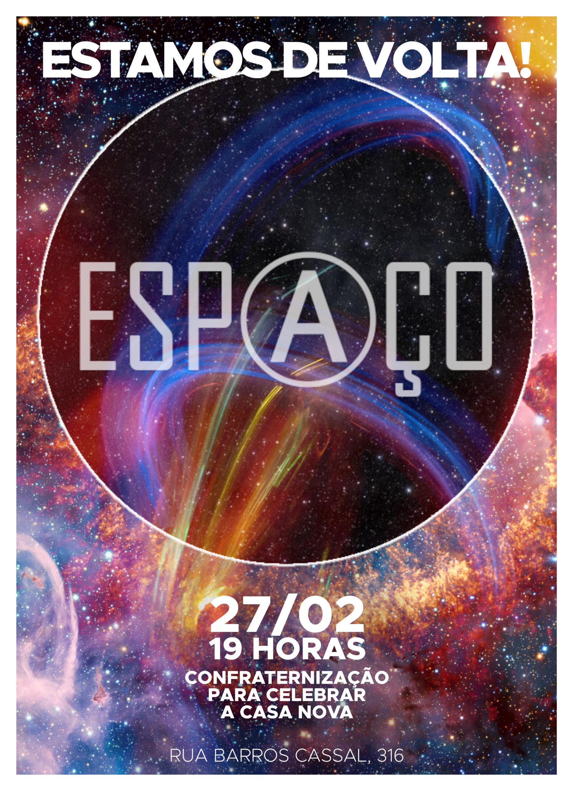 27/02 – ✨ INAUGURAÇÃO DO NOSSO NOVO ESPAÇO ✨
